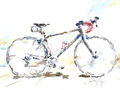 Black Road Bike