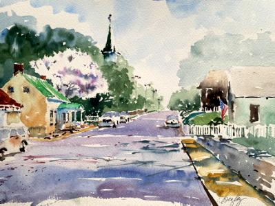Walnut Street Morning, Augusta, MO